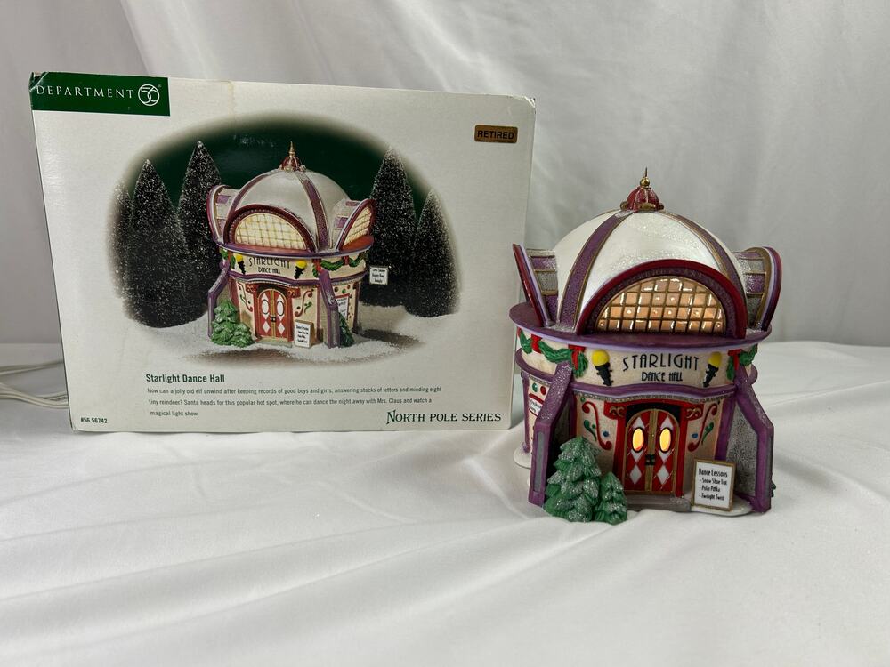 Dept 56 Starlight Dance Hall 56742 North Pole Limited Edition 12230/25000